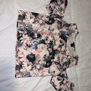 Flower pattern shirt